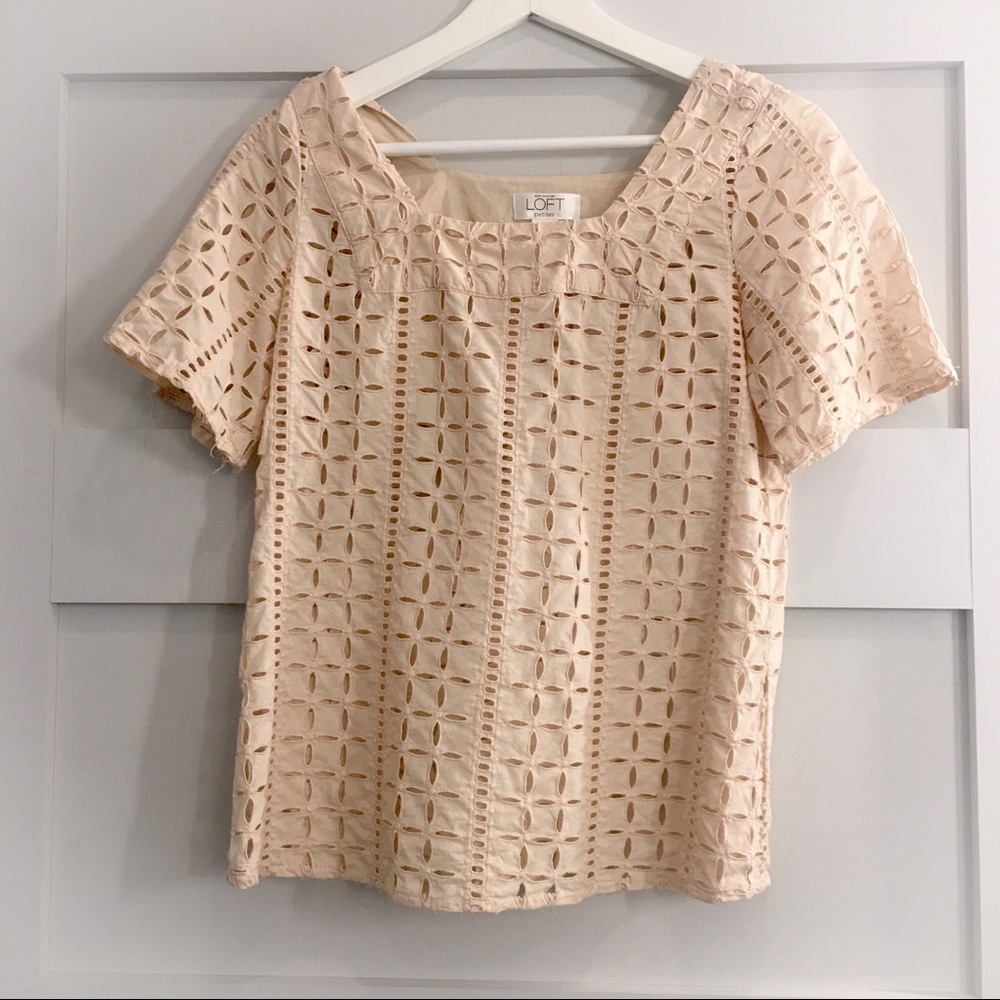 LOFT Eyelet Shirt